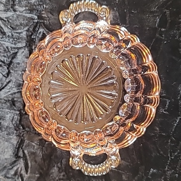 0780. Depression Glass from Anchor Hocking ~ Old Cafe Pink ~ Candy Dish ~Perfect - Picture 6 of 9